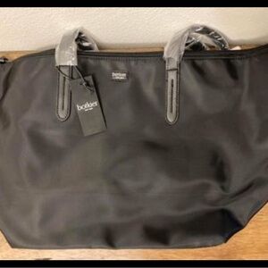 NWT Botkier Designer Black Nylon Bond Tote